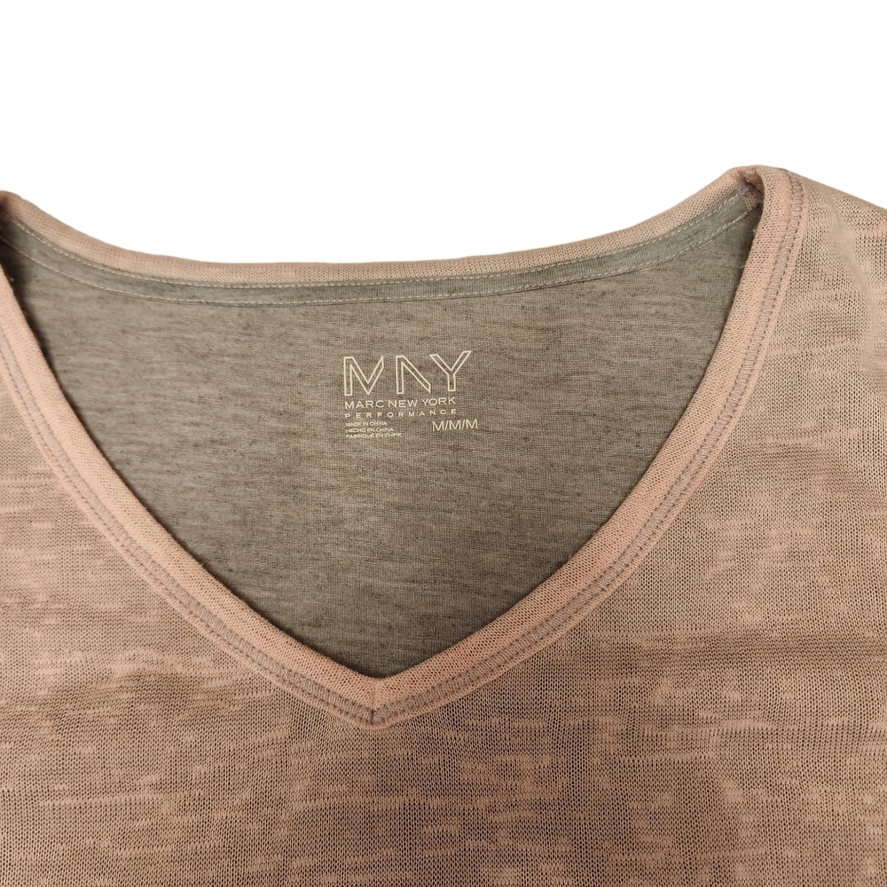 Marc New York Performance Pink & Gray Short Sleeve Top - Picture 7 of 11